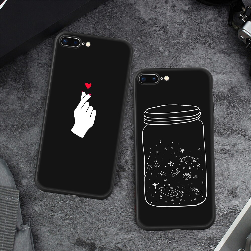 Black Silicone Phone Case for iPhone
