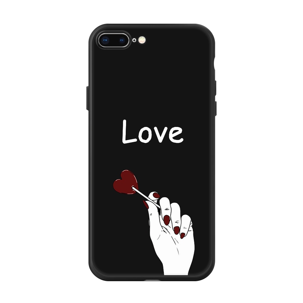 Black Silicone Phone Case for iPhone