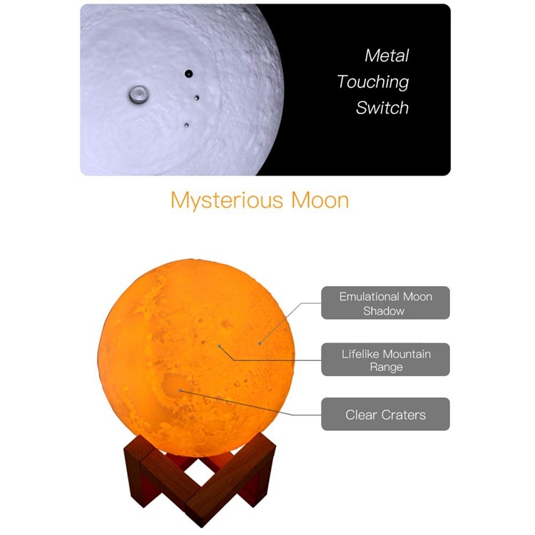 USB Full Moon Light Air Humidifiers
